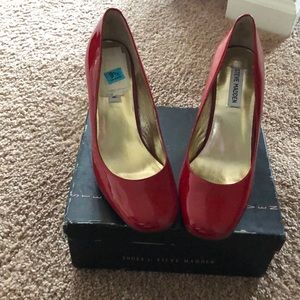 Steve Madden Red Patent Heels